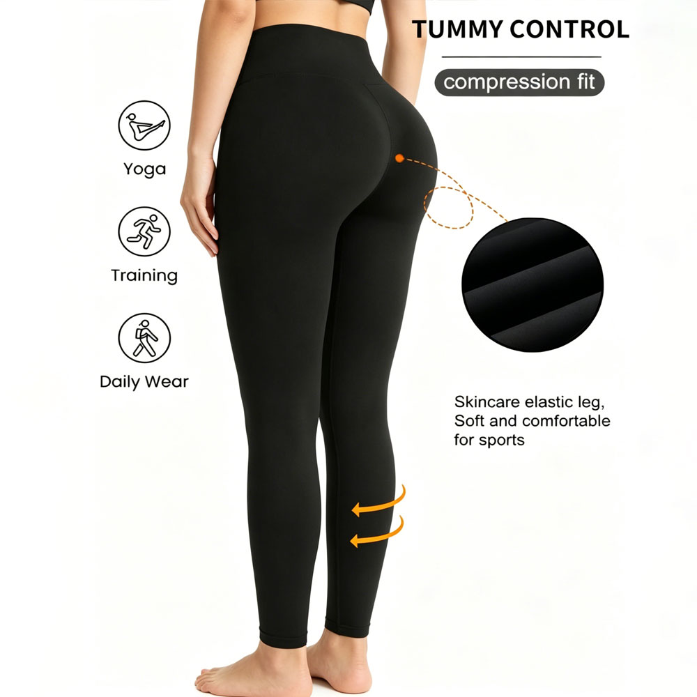 Pilates Yoga Workout - Leggings Deportivos de Alta Elasticidad para