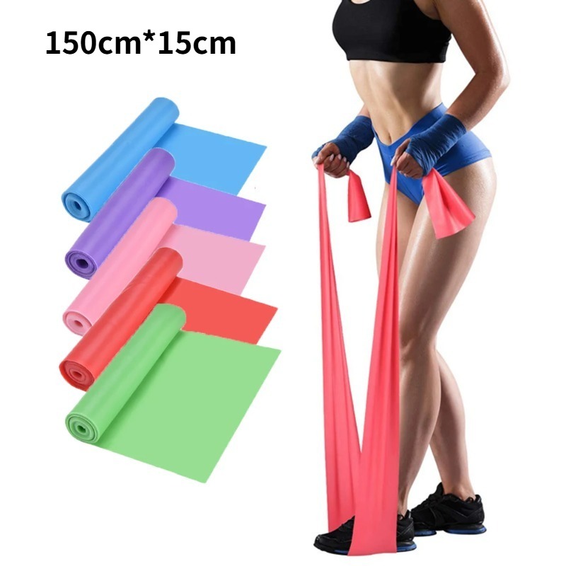 Pilates Yoga Home Workout - Bandas de Resistencia de Látex Natural,