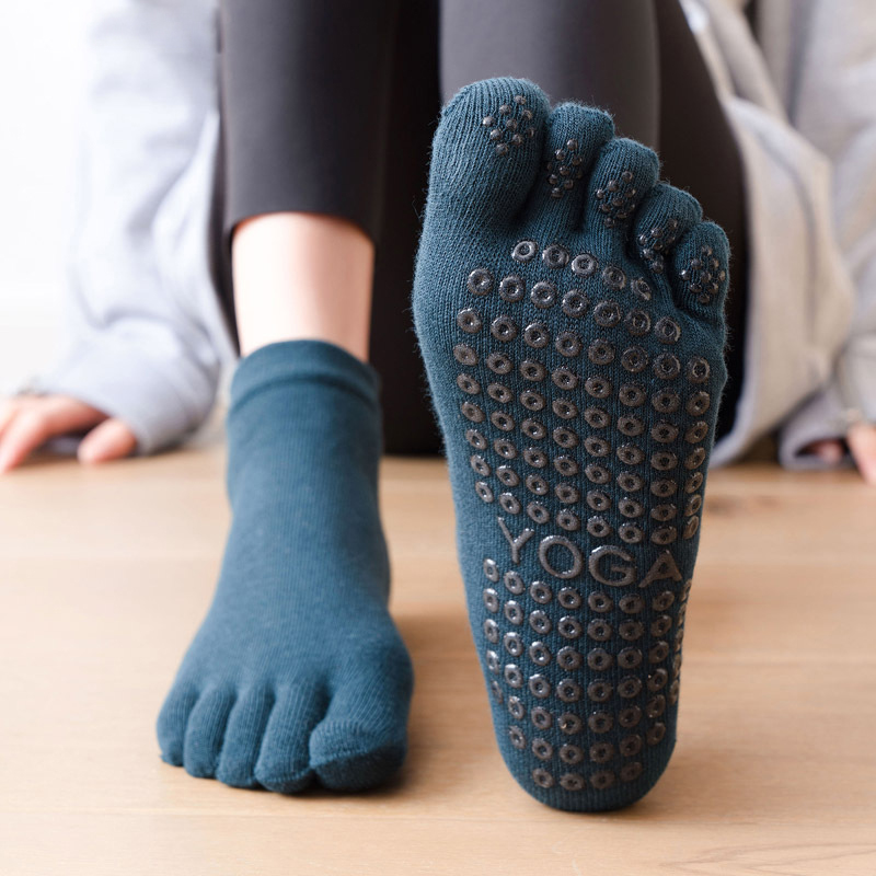 Pilates Yoga Grip Socks - Calcetines antideslizantes de Pilates para mujer,