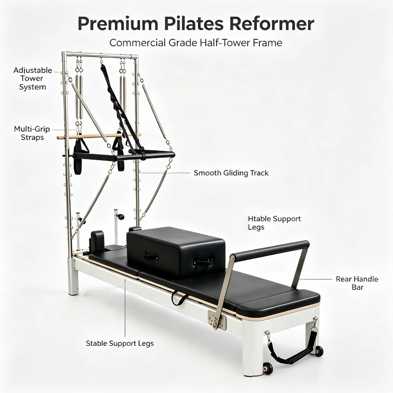 Pilates Reformer Spring - Reformer de Pilates Comercial Premium YTTIN,