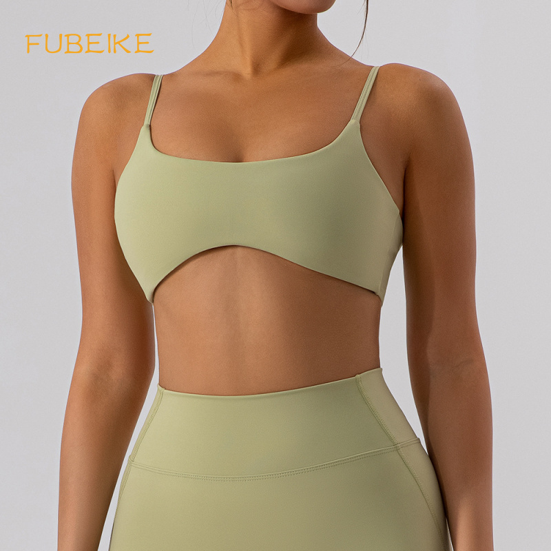 Pilates Yoga Workout - FUBEIKE-Sujetador de Yoga con espalda ajustada