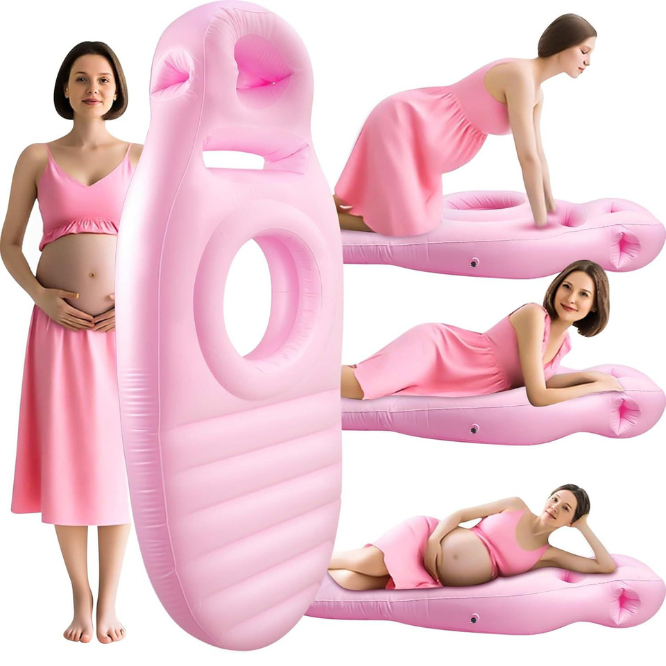 Pilates Yoga Studio - Almohada inflable para embarazo, colchoneta de