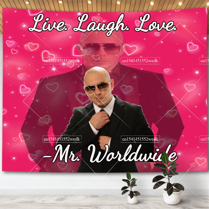 Pilates Yoga Studio - Mr. Worldwide dice vivir risa bandera