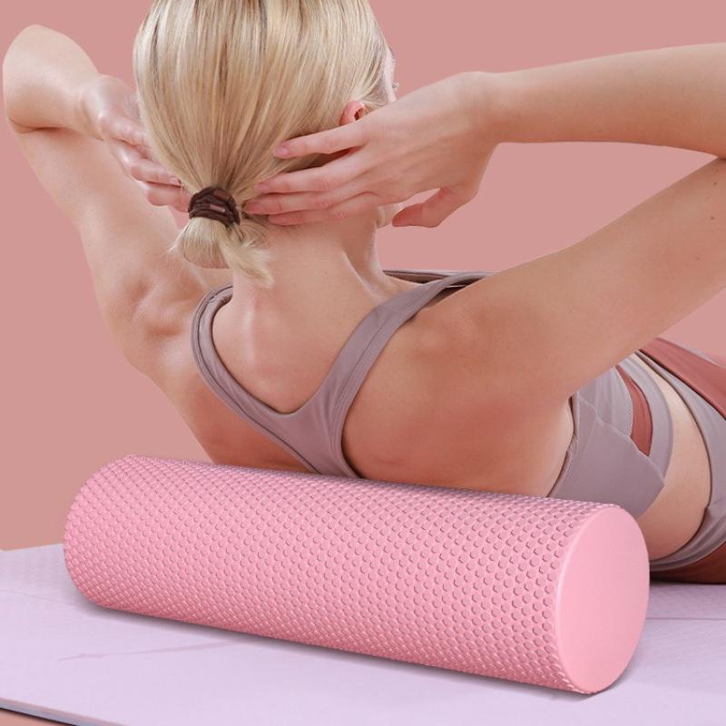 Pilates Yoga Home Workout - Rodillo de Yoga redondo, rodillo cilíndrico