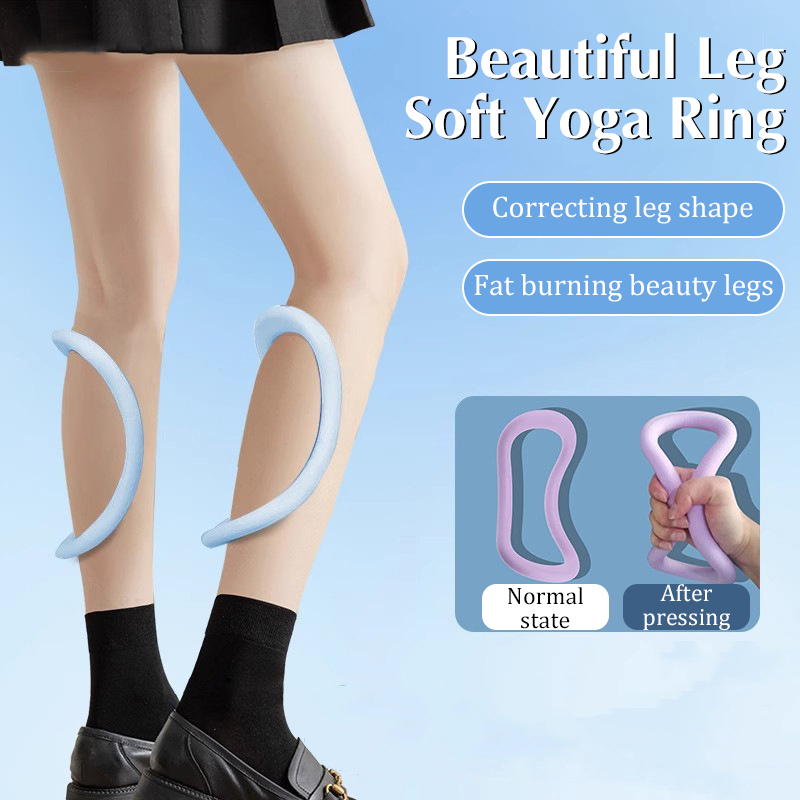 Pilates Yoga Ring - 1 unidad TPR suave Fascia estiramiento