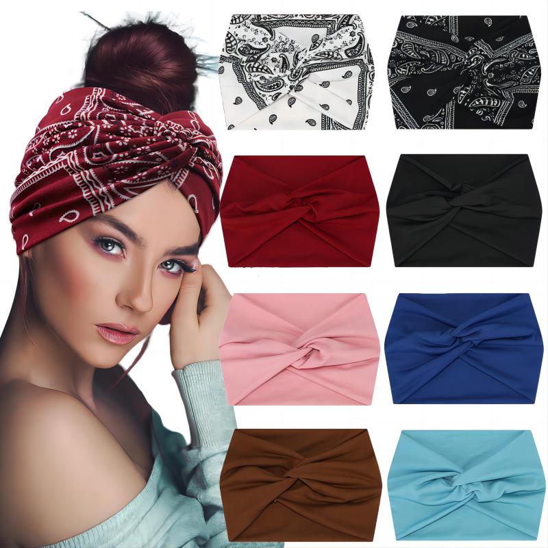 Pilates Yoga Ring - Diadema elástica ancha para mujer, diadema
