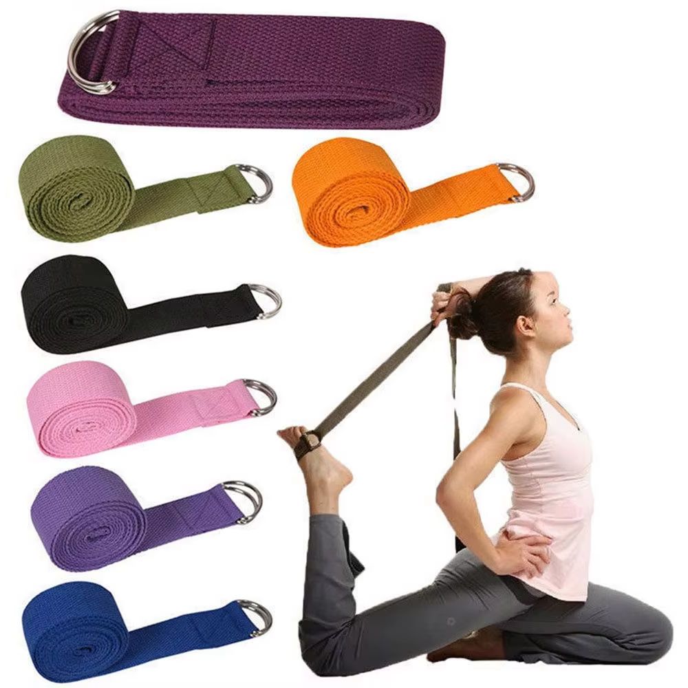 Pilates Yoga Ring - Correa de Yoga deportiva de 180cm,