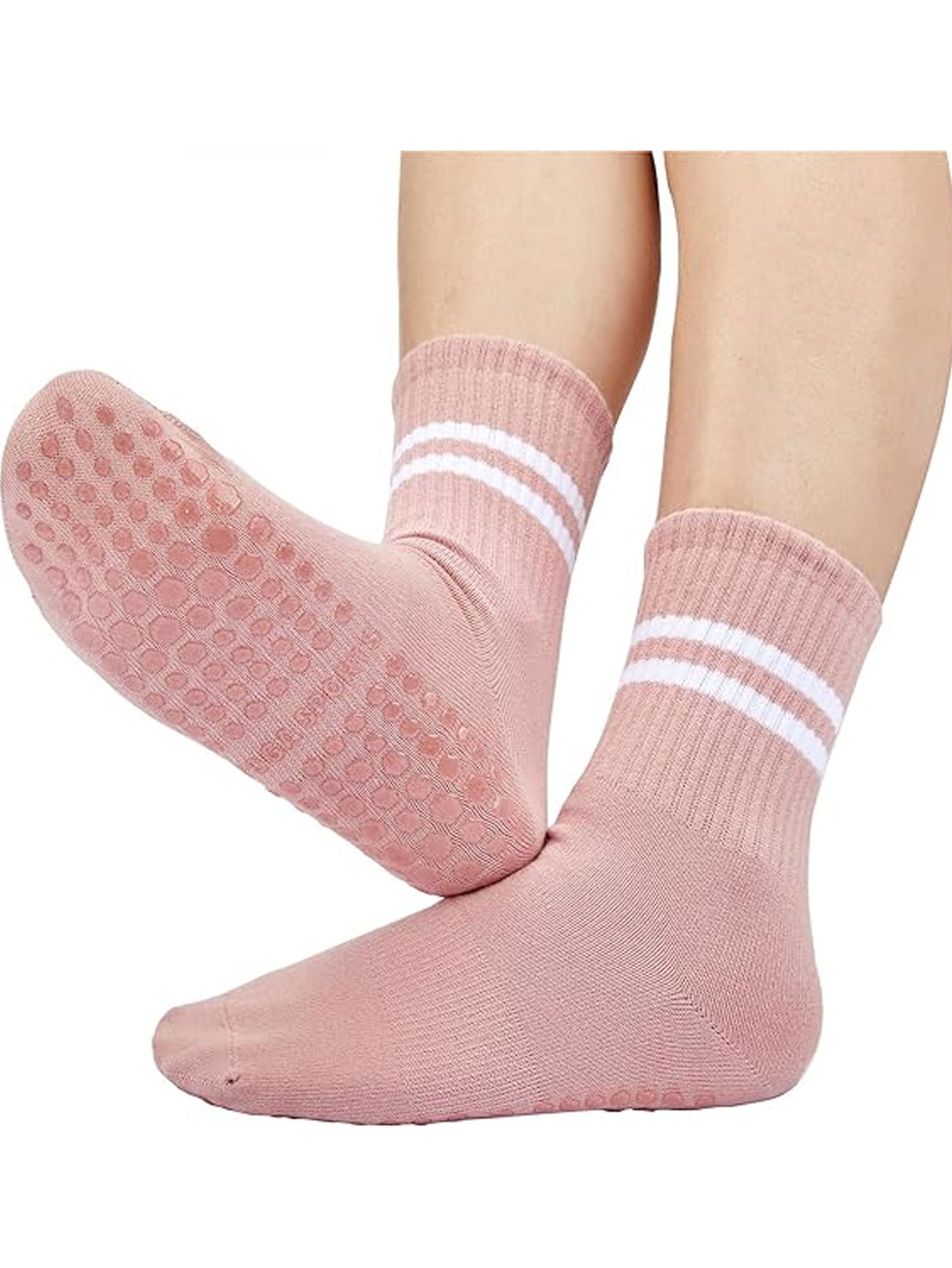 3 pares de calcetines de yoga, - Pilates Yoga Grip Socks reseña y precio