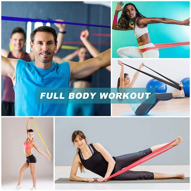 Bandas de Resistencia de Látex - Pilates Yoga Home Workout reseña y precio