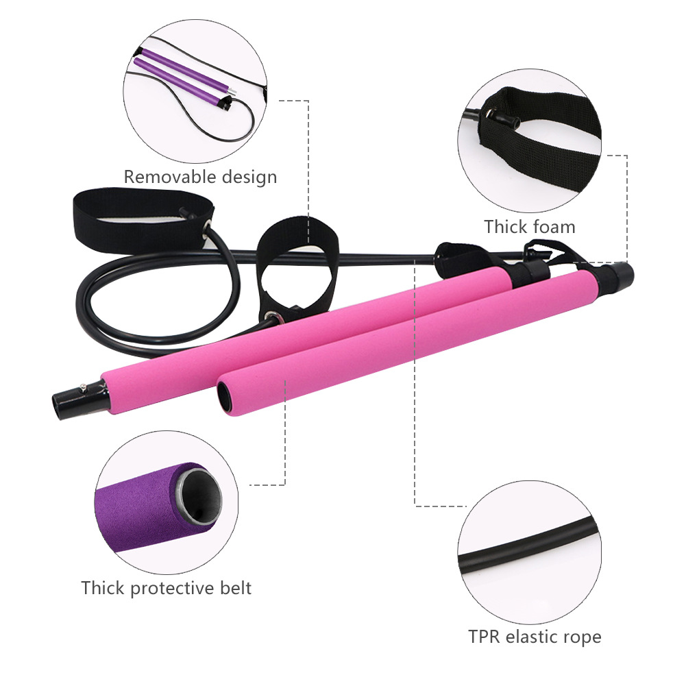 Barra de Fitness para Yoga y P - Pilates Yoga Home Workout reseña y precio