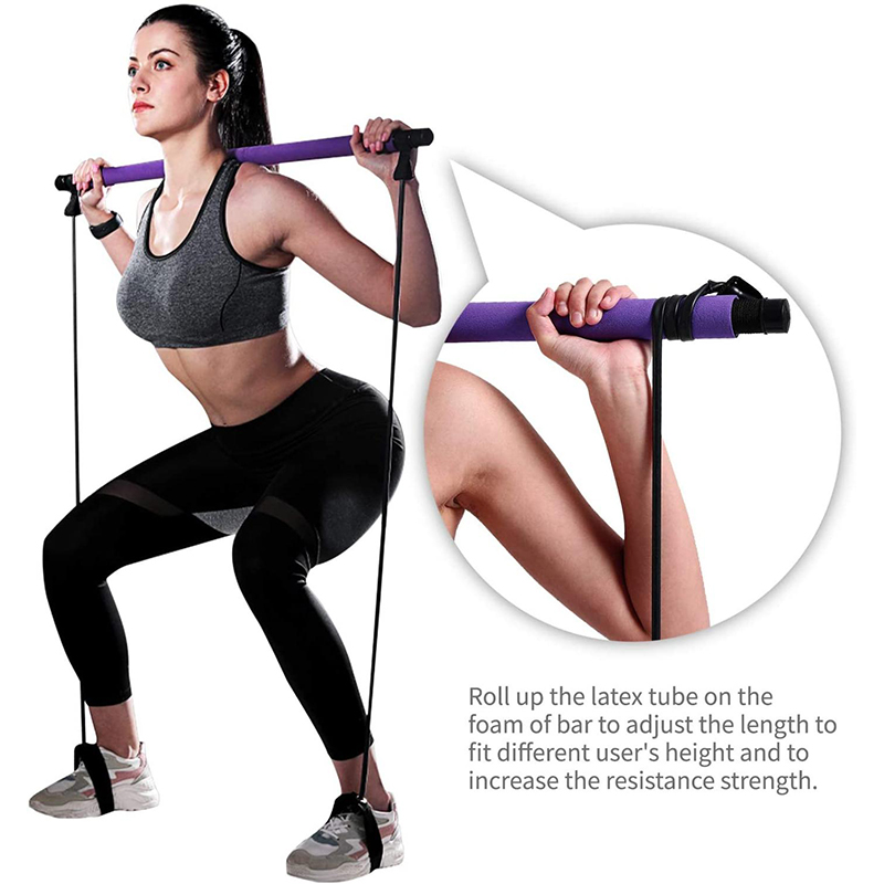 Barra de Fitness para Yoga y P - Pilates Yoga Home Workout reseña y precio