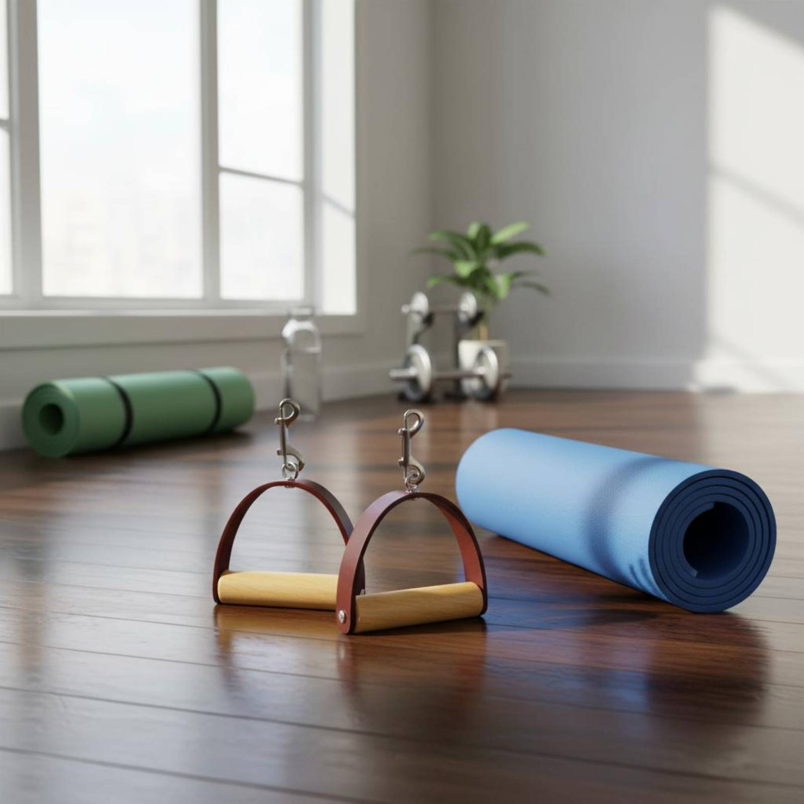 2 piezas/set de asas de cuero  - Pilates & Yoga With Katja Youtube reseña y precio