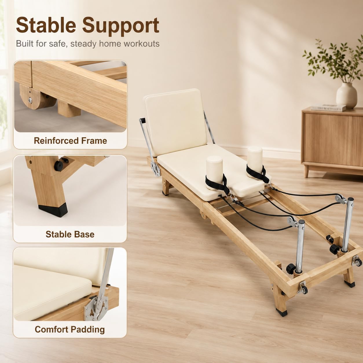 Máquina de Pilates Reformer Pl - Pilates Reformer Spring reseña y precio