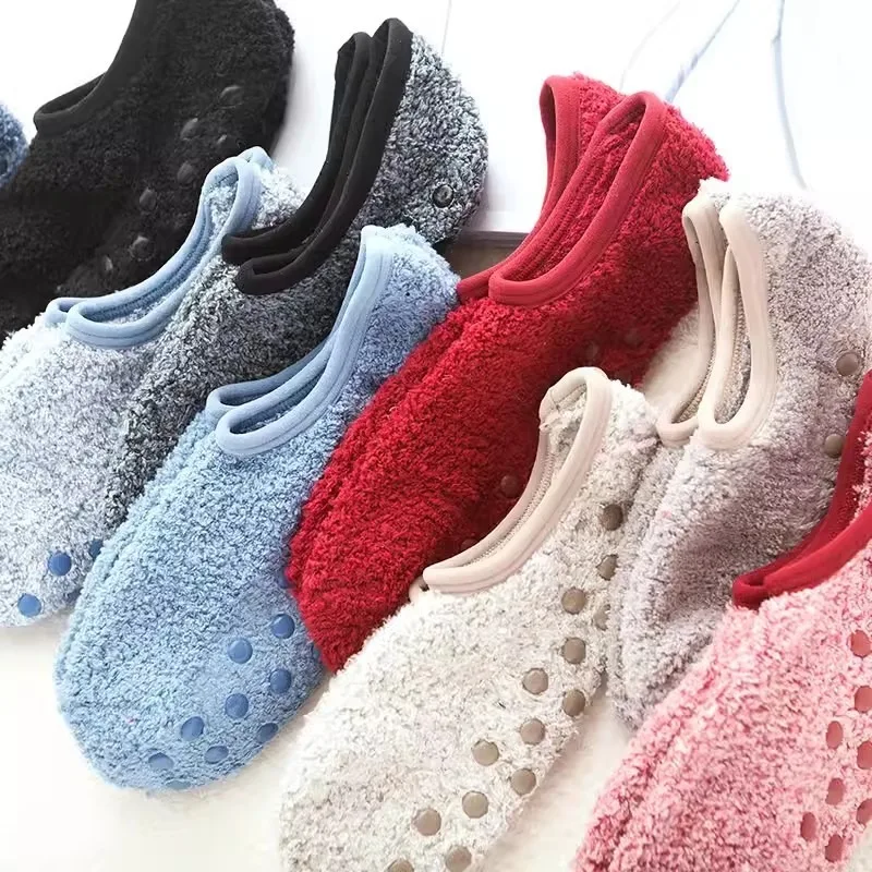 Calcetines de felpa gruesa ant - Pilates Yoga Grip Socks reseña y precio