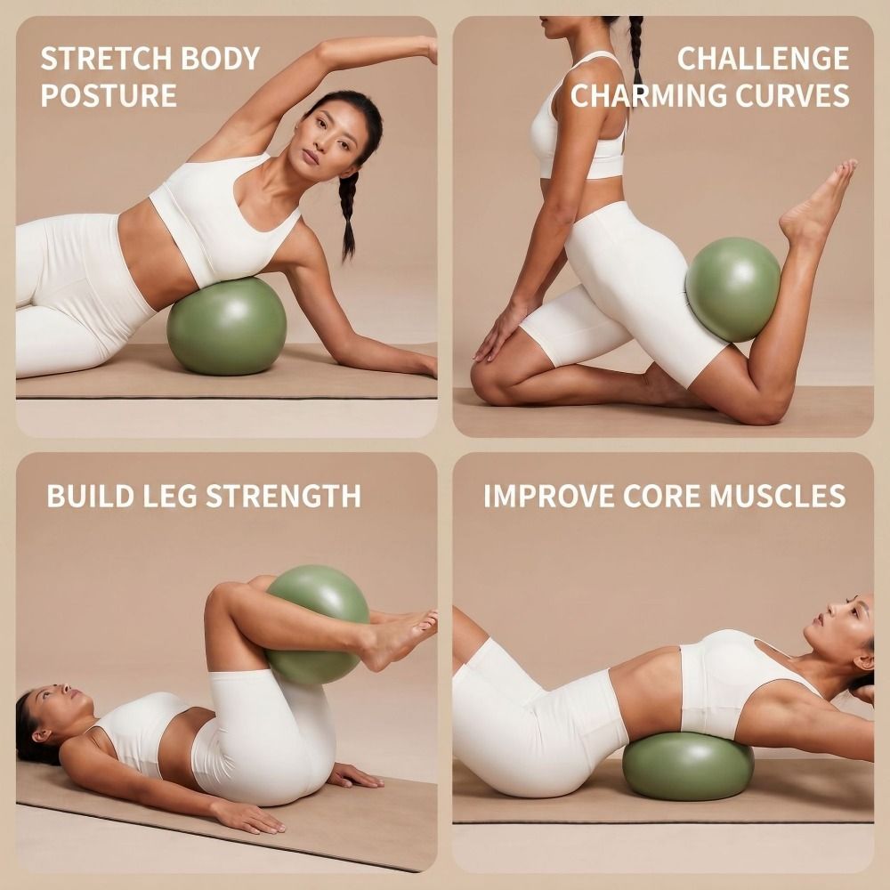 Pelota de Yoga Inflable para e - Pilates Yoga Ball Workout reseña y precio