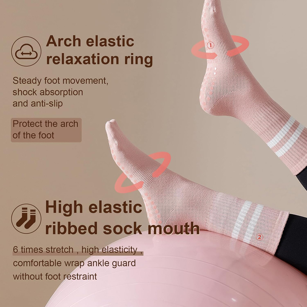 Calcetines de yoga y pilates c - Pilates Yoga Workout reseña y precio