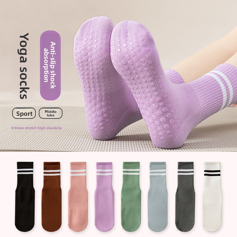 Calcetines de media pantorrill - Pilates Yoga Workout reseña y precio