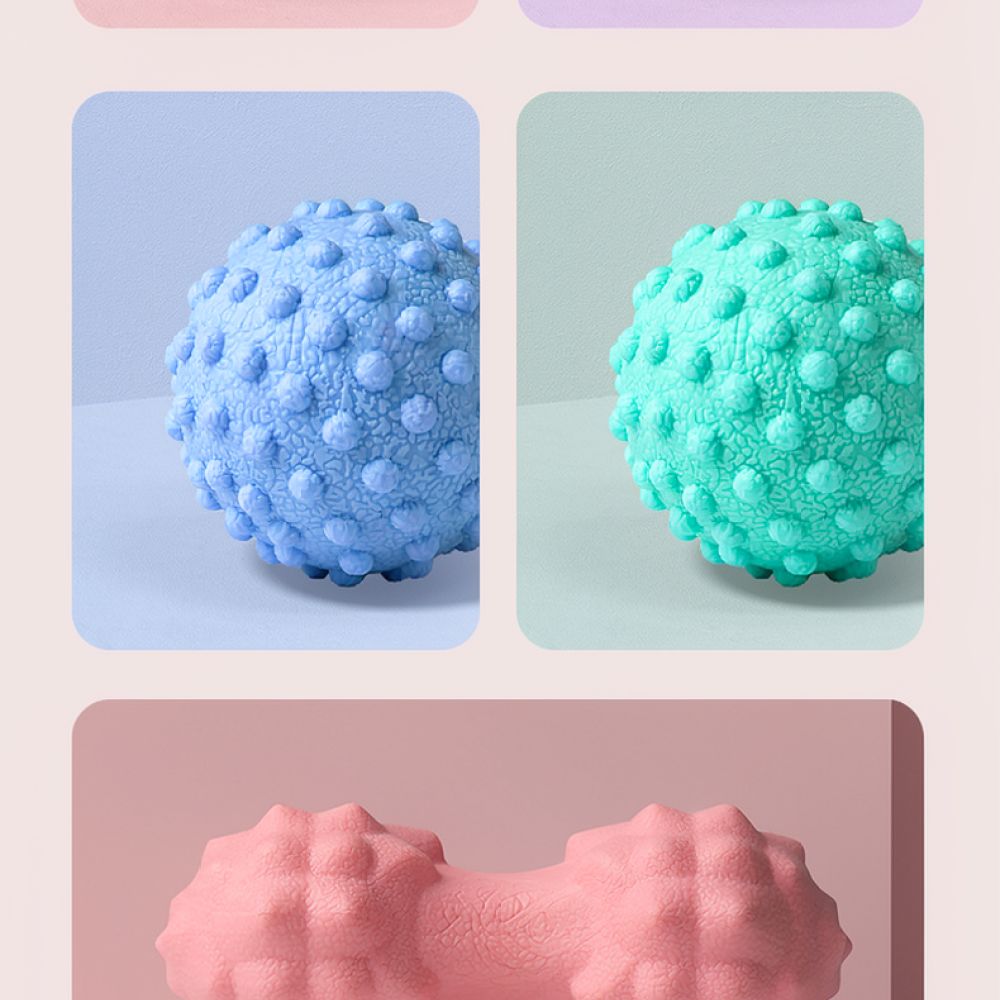 Set de bolas de masaje para la - Pilates Yoga Ball Workout reseña y precio