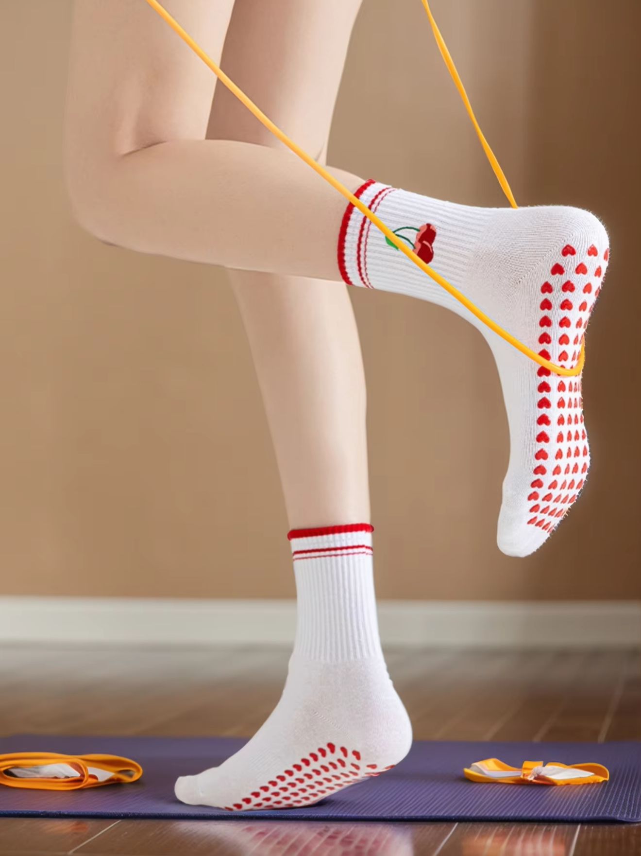 1 Par de Calcetines Profesiona - Pilates & Yoga With Katja Youtube reseña y precio