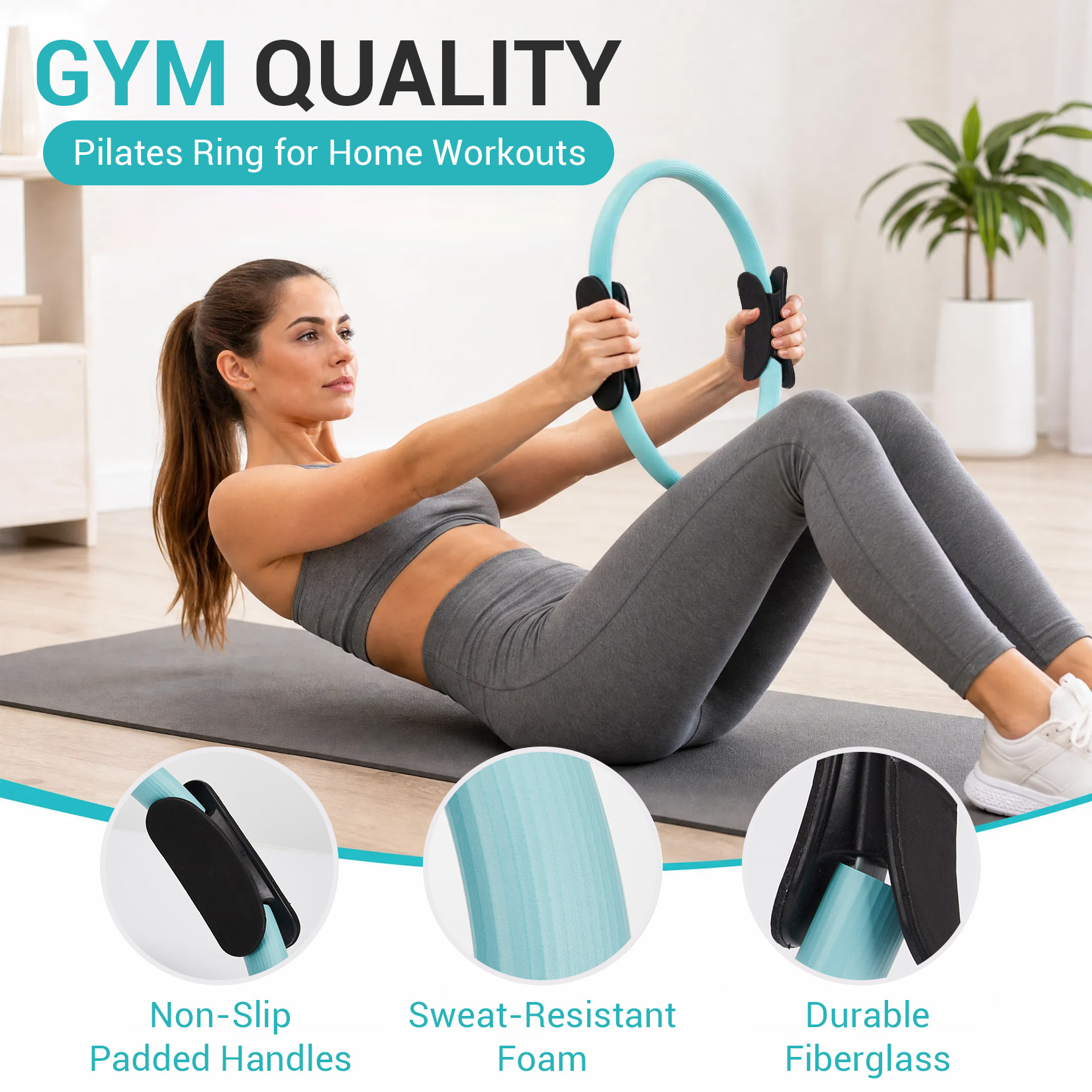 Set de Entrenamiento de Pilate - Pilates Yoga Ring reseña y precio
