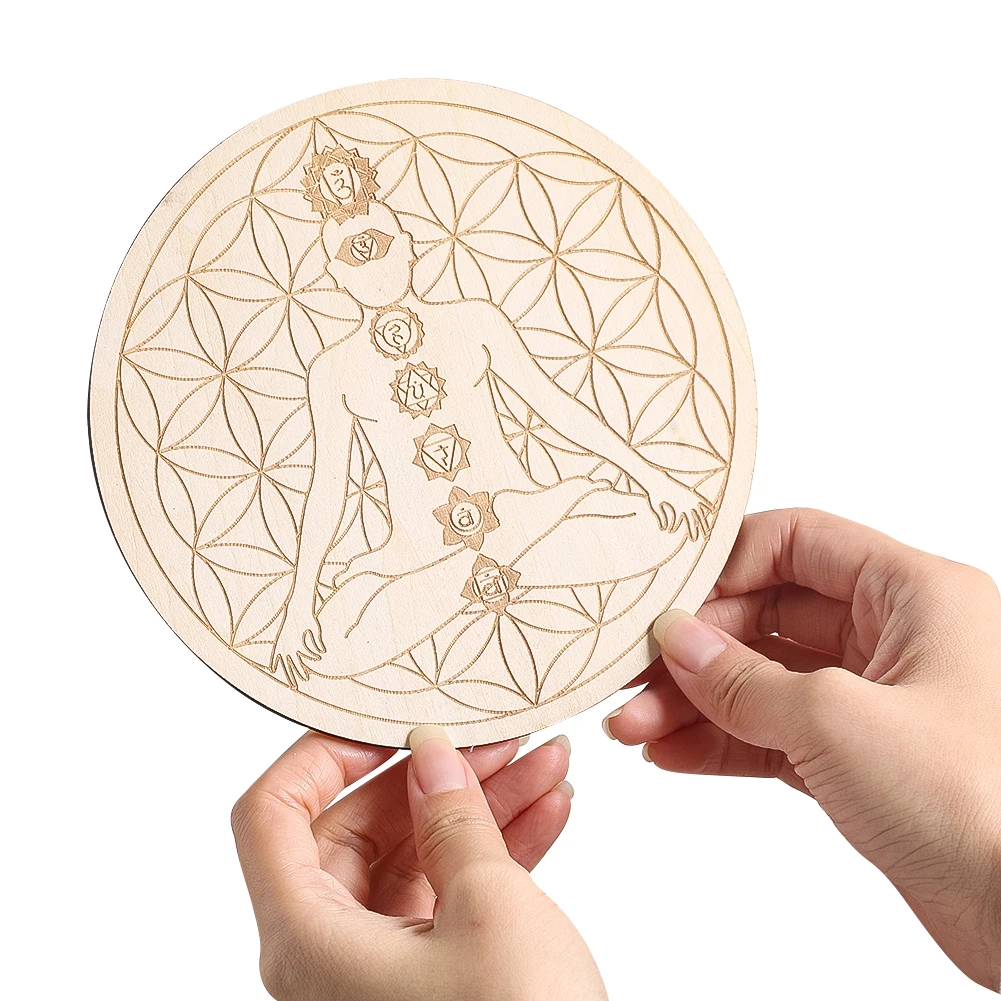 15CM grabado láser 7 Chakras m - Pilates Yoga Studio reseña y precio