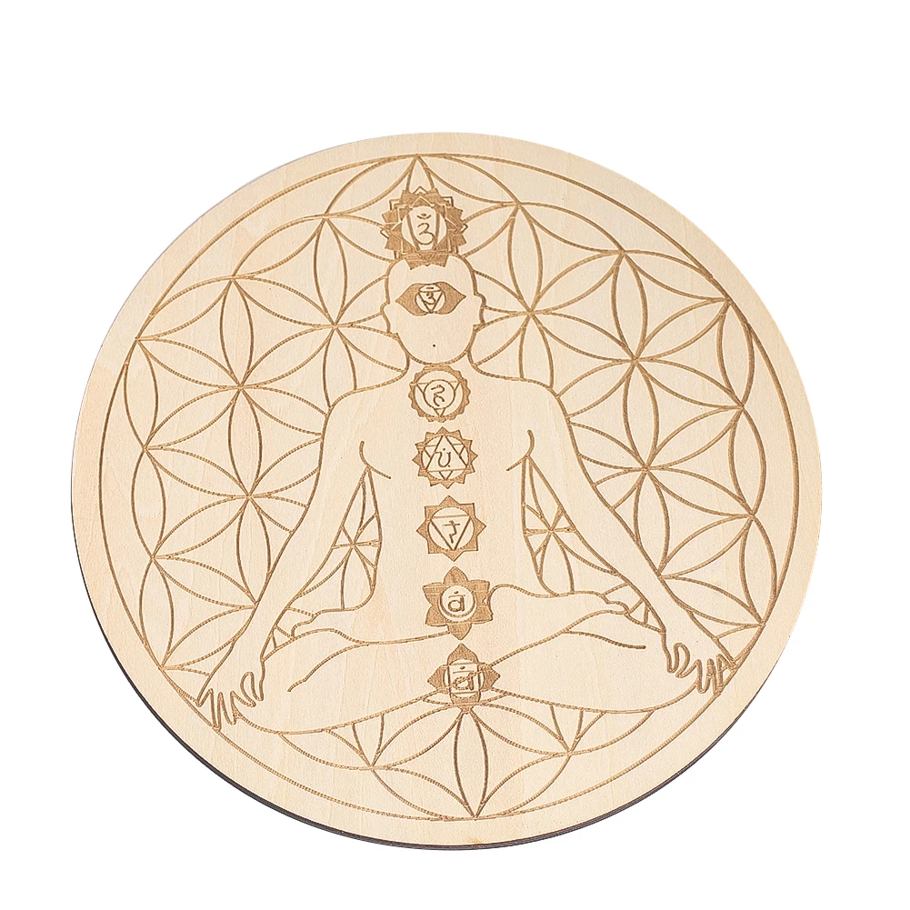 15CM grabado láser 7 Chakras m - Pilates Yoga Studio reseña y precio