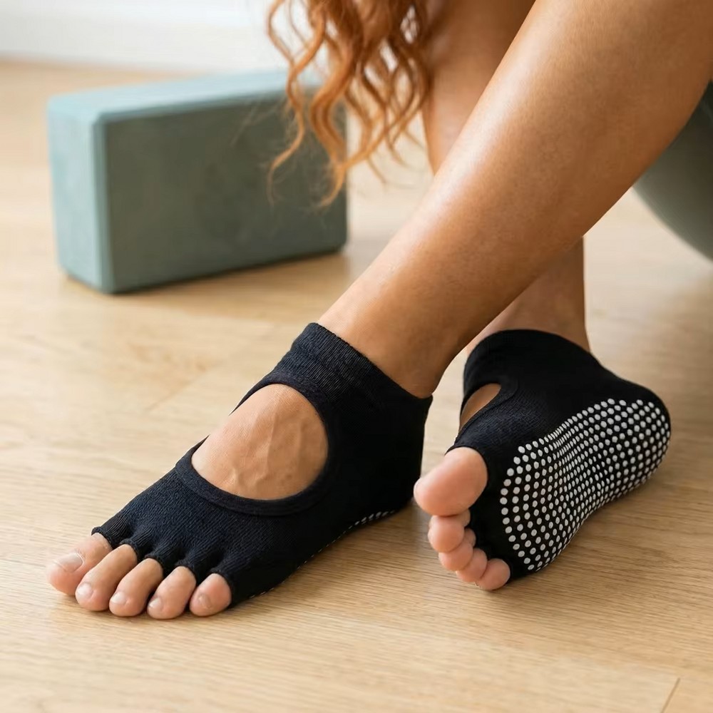 Calcetines de yoga sin espalda - Pilates Yoga Studio reseña y precio