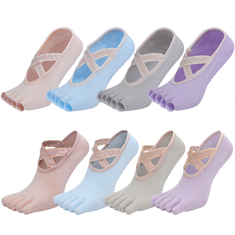 Calcetines de Yoga de cinco de - Pilates Yoga Workout reseña y precio